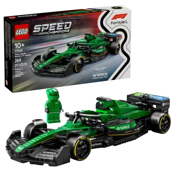 LEGO® Speed Champions 77245 Aston Martin Aramco F1® AMR24 Rennauto
