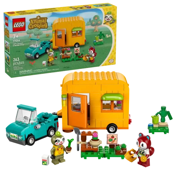 LEGO® Animal Crossing™ 77054 Gerds Wohnwagen & Gärtnerei