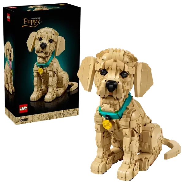 LEGO® Icons 11384 Golden Retriever Welpe