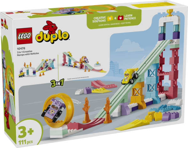 LEGO® Duplo® 10478 Kreative Sprungschanzen mit kleinen Flitzern 3-in-1-Set