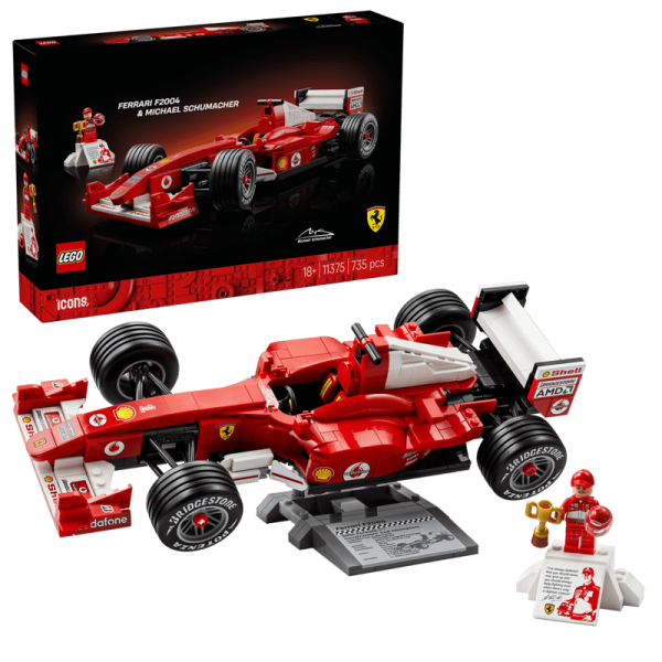 LEGO® Icons 11375 Ferrari F2004 und Michael Schumacher
